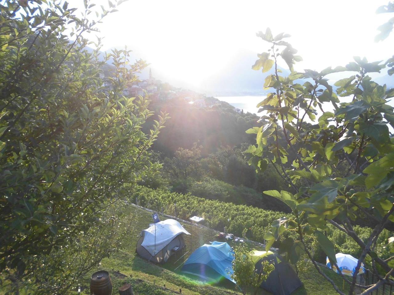 Camping Colle Vento Hotel Domaso Kültér fotó